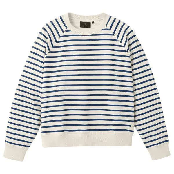 recolution recolution Sweatshirt ALLAMANDA STRIPES, Vintage blue, – Produktbild 1 von 4
