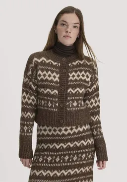 hessnatur hessnatur Strickjacke Relaxed aus Alpaka mit Bio-Baumwolle – Produktbild 1 von 1