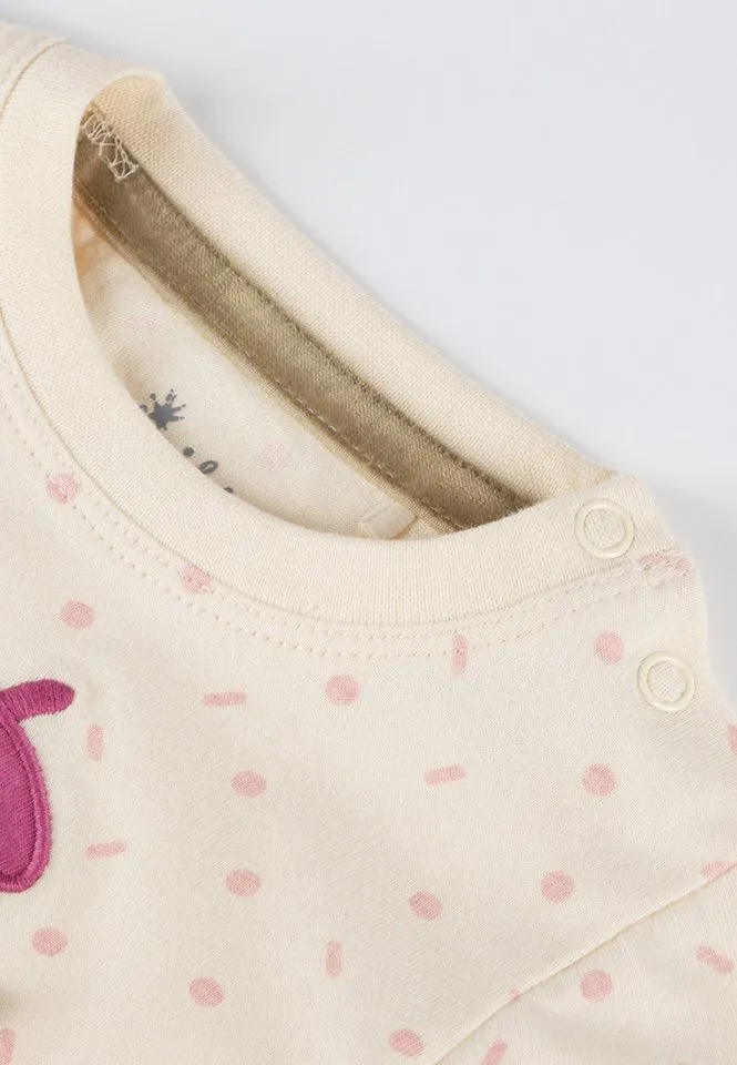 sigikid sigikid Langarmshirt Petit Croissant für Babys Mädchen (1-tlg), Weiß, – Produktbild 5 von 5