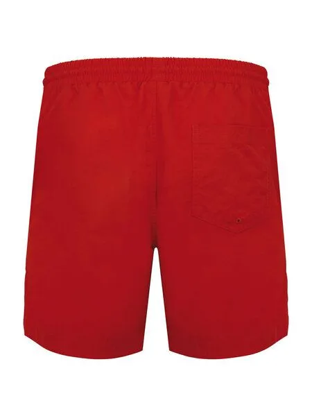 YTWOO YTWOO Umweltfreundliche Herren-Badeshorts, Orangerot, – Produktbild 2 von 3