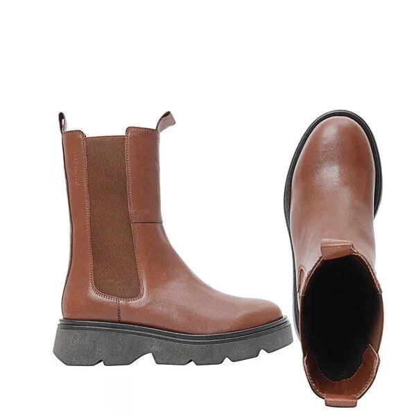 Ten Points Ten Points warm gefütterte Lederboots mit dicker Sohle, Karin, Braun, – Produktbild 2 von 3