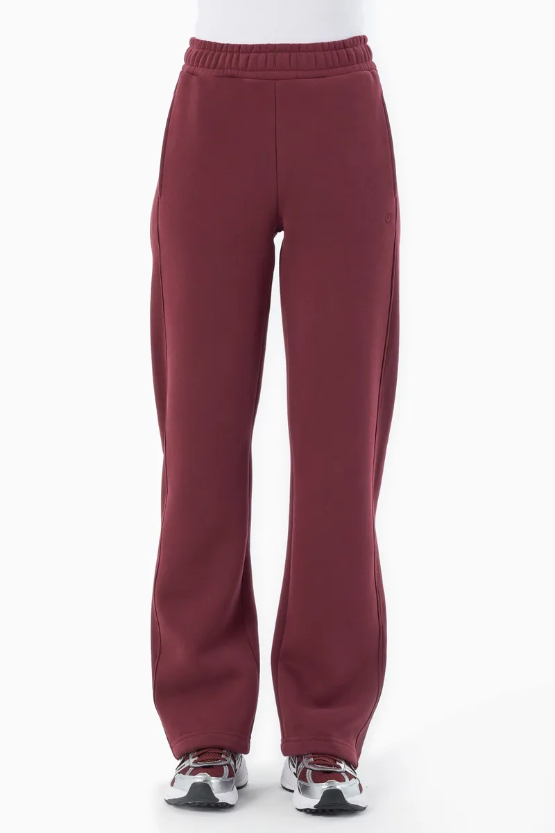 ORGANICATION ORGANICATION Damen vegan Sweatpants Polly Bordeaux, Dunkelrot, – Produktbild 2 von 2