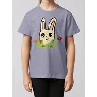 watabout kids watabout.kids T-Shirt Kinder Osterhase mit Blumen, Lavender, – Produktbild 1 von 1