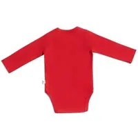 Leela Cotton Leela Cotton Baby Kinder Body Langarm Bio-Baumwolle Rippjersey 2005, Rot-ziegel, – Produktbild 1 von 1