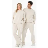 ORGANICATION ORGANICATION SAYLORR | Essentials Travel Unisex Sweatshirt aus Bio-Baumwolle und recyceltem Polyester, Off white, – Produktbild 1 von 1