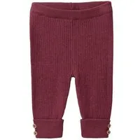 People Wear Organic People Wear Organic Strick Hose, rot mélange – Produktbild 1 von 1
