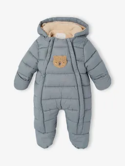 Vertbaudet Vertbaudet Baby Winter-Overall mit Bär-Applikation – Produktbild 1 von 1