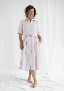 Sophia Schneider-Esleben Sophia Schneider-Esleben Dress Marie, Quarz - Damenkleid aus Bio-Baumwolle – Produktbild 1 von 1
