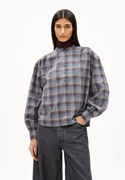 ARMEDANGELS ARMEDANGELS EFINARAA CHECK Damen Bluse aus Bio-Baumwolle – Produktbild 1 von 1