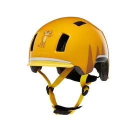 Affenzahn Affenzahn Kinder-Fahrradhelm Tiger Gelb Größe S (48ñ53 cm) mit Magnetverschluss, LED-Rücklicht, waschbarem Innenpolster und Insektenschutz, EN 1078 zertifiziert – Produktbild 1 von 1