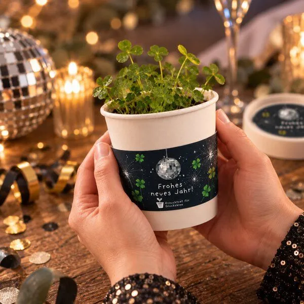 Die Stadtgärtner Die Stadtgärtner Frohes neues Jahr - Becher - Silvestergeschenk – Produktbild 3 von 4
