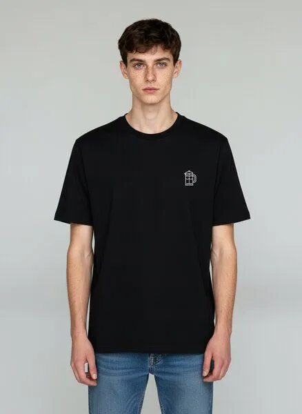UNIPOLAR UNIPOLAR Besticktes T-Shirt, French press/black (schwarz), – Produktbild 2 von 3