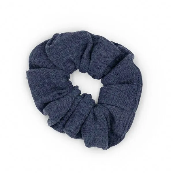 Hutch&Putch Hutch&Putch Musselin-Scrunchie Erwachsene, Graublau, – Produktbild 1 von 1