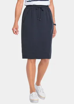 Feminin sportiver Tencel-Rock - blau von Goldner Fashion – Produktbild 1 von 1