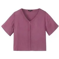 recolution recolution Kurzarm-Bluse SPIREA, Dark tulip, – Produktbild 1 von 1