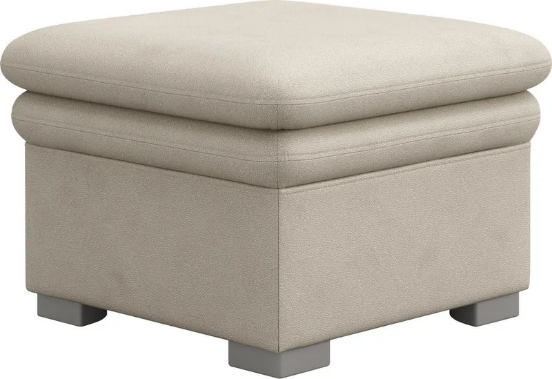 COTTA Hocker Leandra, Polstergarnitur, auch als Set erhältlich, Beige, – Produktbild 2 von 5