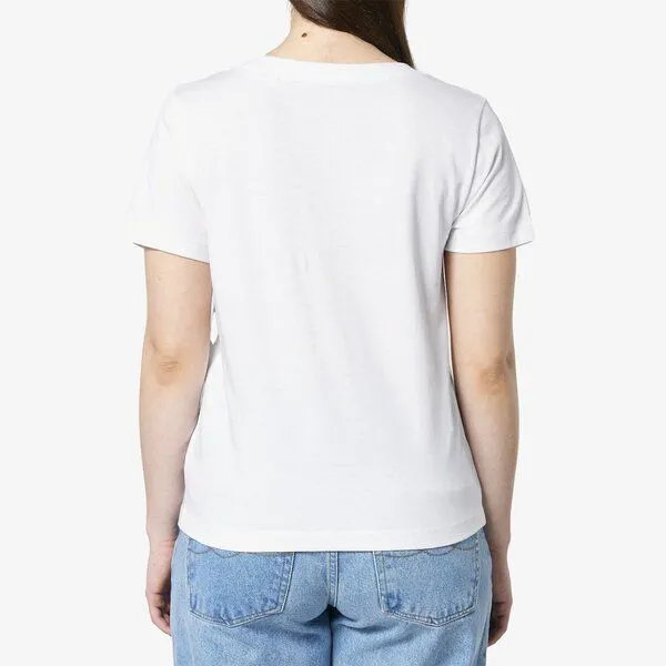 YTWOO YTWOO Damen V-Neck T-Shirt, Weiß, – Produktbild 3 von 3