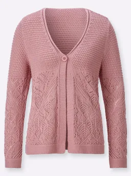 Witt Ajourstrickjacke hortensie – Produktbild 1 von 1