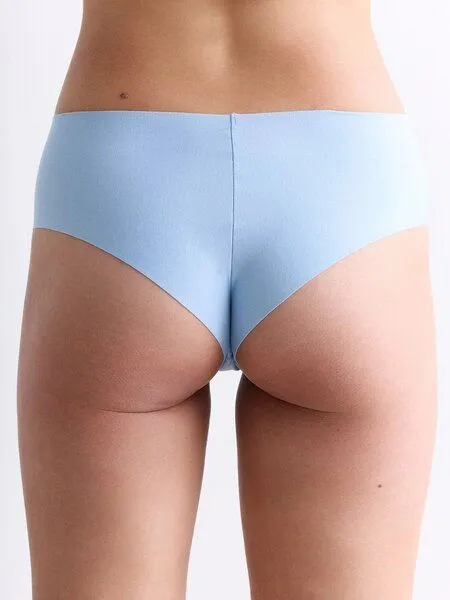 erlich textil erlich textil Light Touch High Waist Brazil String im 3er Pack aus weichem Modal, made in Europe, Denim, – Produktbild 2 von 5