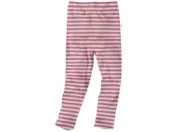 HANS NATUR Baby und Kinder Leggings Bio-Baumwolle beere geringelt Gr.122/128 – Produktbild 1 von 1