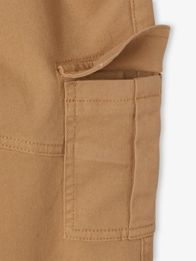 Vertbaudet Jungen Cargohose mit Dehnbund, Graubeige, – Produktbild 4 von 4