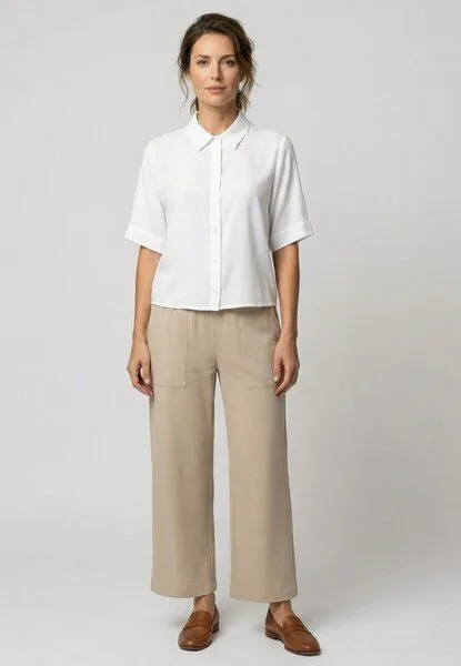 LANA Organic LANA Organic Bluse, Modell Xena, Dalmira schwarz, – Produktbild 1 von 4