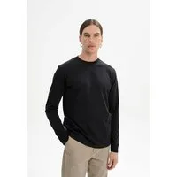 MELA MELA Langarmshirt Style TEJAS aus 100% Bio-Baumwolle, Schwarz, – Produktbild 1 von 1