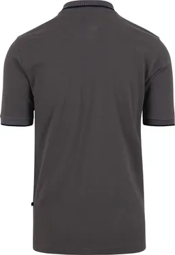 Suitable Suitable Respect Poloshirt Tip Ferry Anthrazit - Größe M – Produktbild 1 von 1