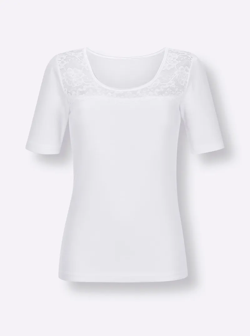 wäschepur Blazershirt weiß, Weiß, – Produktbild 1 von 2