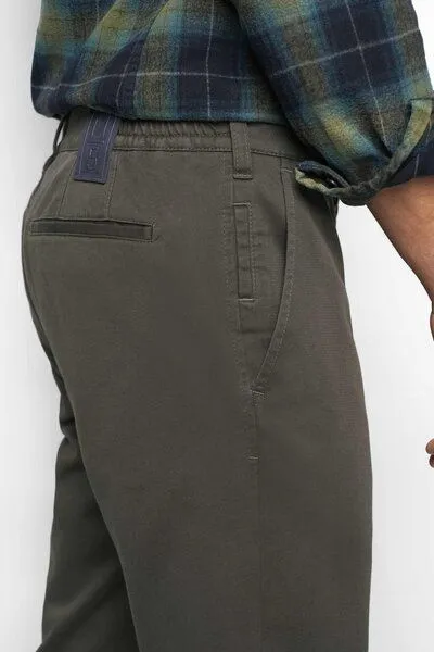 M 5 BY MEYER M 5 BY MEYER Sportliche Chino im Jersey Look, Grün (oliv), – Produktbild 5 von 8