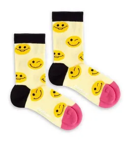 DillySocks DillySocks Kindersocken Lil Sunny Smileys aus Biobaumwoll-Mix – Produktbild 1 von 1