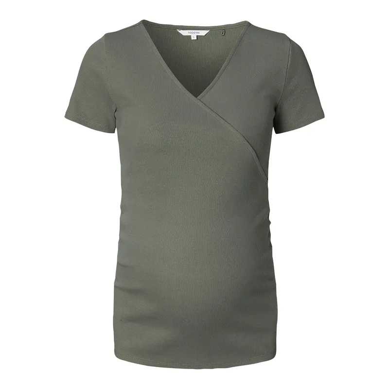 Noppies Noppies Umstands- und Still-T-Shirt Sanson Rippqualität, Oliv, – Produktbild 1 von 1