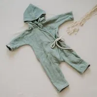 FINO & Stitch FINO & Stitch DIY Nähset Jumper Baby Bio-Baumwollfleece - zugeschnitten, Grün, – Produktbild 1 von 1