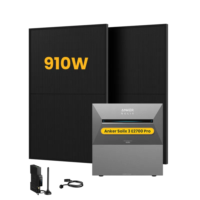 Anker Anker SOLIX Solarbank 3 E2700 Pro, mit 2 x 455W Bifaziale Solarmodule, by Powerness - 5.4kWh / 1 x Smart Meter / Selbstabholung – Produktbild 1 von 1