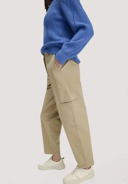 hessnatur hessnatur Hose Soft Utilty Cargo Relaxed aus Bio-Baumwolle, Goldsand, – Produktbild 2 von 4