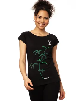 FellHerz FellHerz Damen T-Shirt Yogamädchen Bio Fair – Produktbild 1 von 1