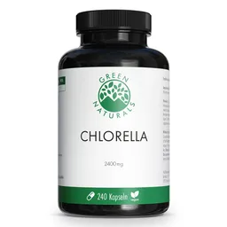 Green Naturals Green Naturals Chlorella 2400mg Kapseln Vegan – Produktbild 1 von 1
