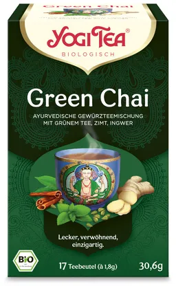 YOGI TEA YOGI TEA Green Chai Bio Filterbeutel 17X1.8 g Filterbeutel – Produktbild 1 von 1