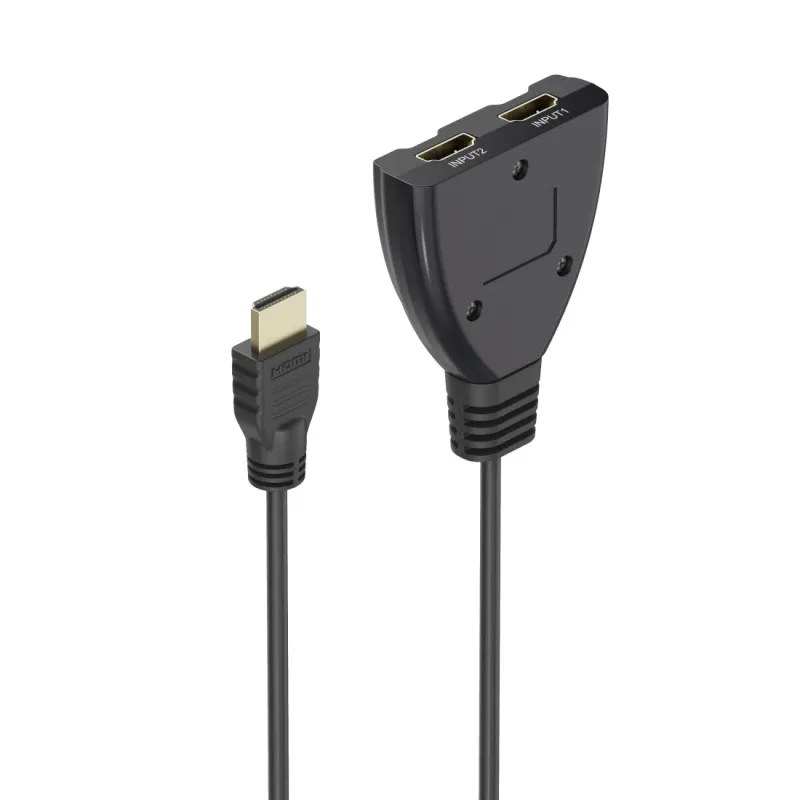 Hama Hama 4K HDMI™-Umschalter 2x1, 2x HDMI™-Buchse - 1x HDMI™-Stecker – Produktbild 2 von 3