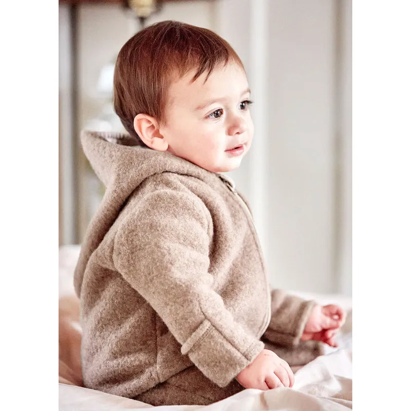 Maximo Maximo Wollfleece-Overall, Braun, – Produktbild 1 von 1