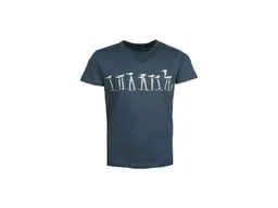 FÄDD Kinder T-Shirt "Vollpfosten" tannenblau 7-8 Jahre – Produktbild 1 von 1