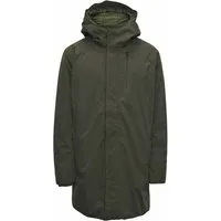 KnowledgeCotton Apparel KnowledgeCotton Apparel Climate Shell Jacket GRS/Vegan, Grün (forrest night), – Produktbild 1 von 1