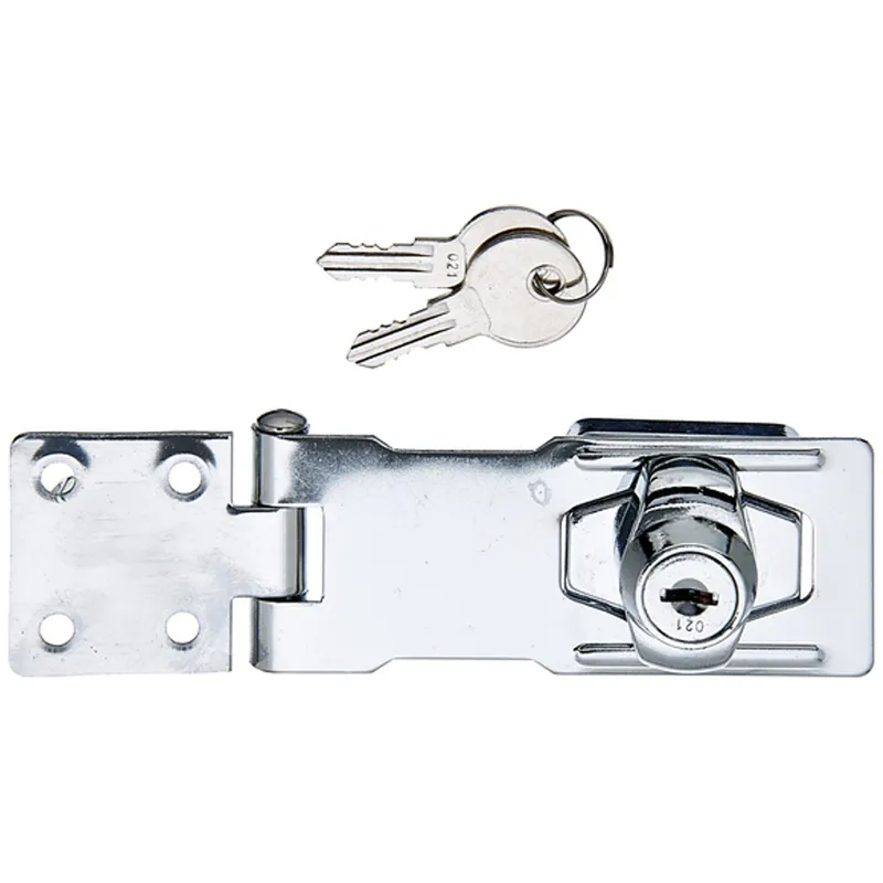 Alberts ALBERTS Sicherheits-Überfalle, abschließbar, chromatiert, LxB Überf.:100x41, 5, L Platte:40mm – Produktbild 1 von 1