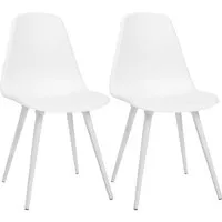 Topstar 2 Topstar Stühle "T2020" ohne Armlehnen, weiß/weiß – Produktbild 1 von 1