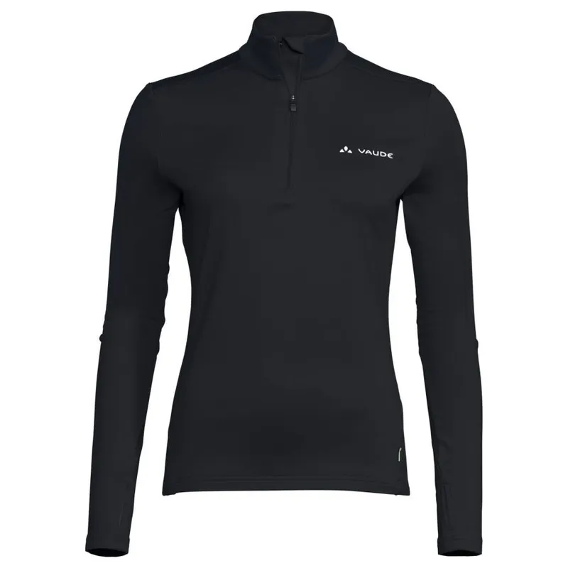 Vaude Damen Half-Zip Fleece-Pullover VAUDE Livigno II, Noir, – Produktbild 2 von 2