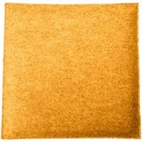 Sitzkissen 'Kvadrat' aus Filz gelb – Produktbild 1 von 1