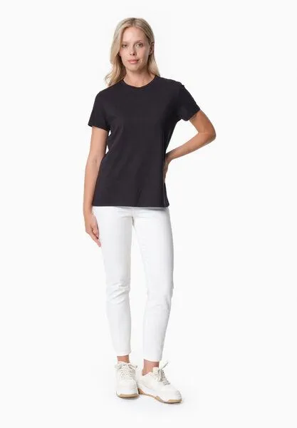 ORGANICATION ORGANICATION TENNUR | Basic T-Shirt aus Bio-Baumwolle, Black, – Produktbild 2 von 3