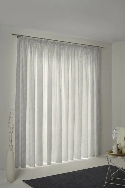 Nature by Adam Nature by Adam Vorhang aus 100% Bio-Baumwolle - Made in Germany - Argentinian Criolla light, Hellgrau, – Produktbild 7 von 7