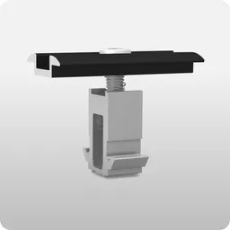 K2 Systems K2 Systems DomeClamp Mittelklemme 30-50 mm, Schwarz eloxiert – Produktbild 1 von 1
