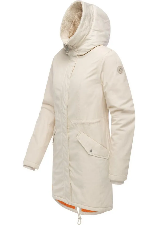 ragwear ragwear Kurzmantel Coogle YOUMODO Kurzer Damen Wintermantel mit Rucksack-Trägern, Braun, – Produktbild 3 von 4